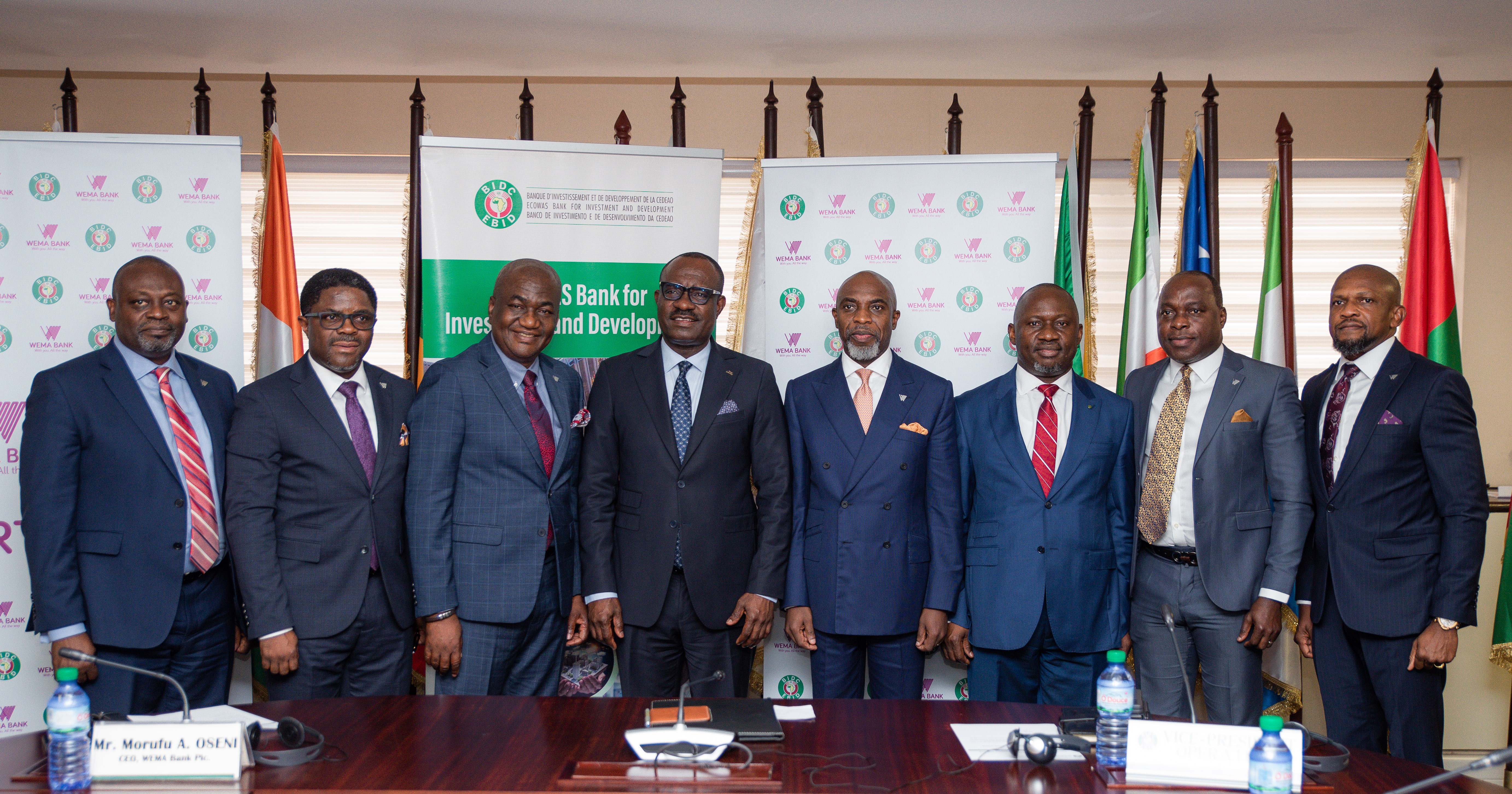 Communiqué de presse de la signature d'un accord de prêt entre la BIDC et WEMA Bank - Press release of a signing ceremony between EBID and WEMA Bank